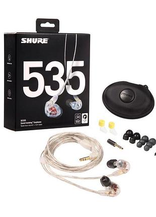 Навушники внутрішньоканальні провідні shure se535-cl-efs