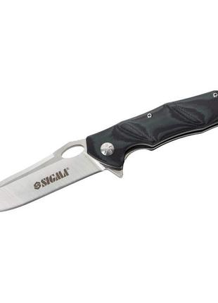 Ніж розкладний 116мм (рукоятка композит g10) sigma (4375761)