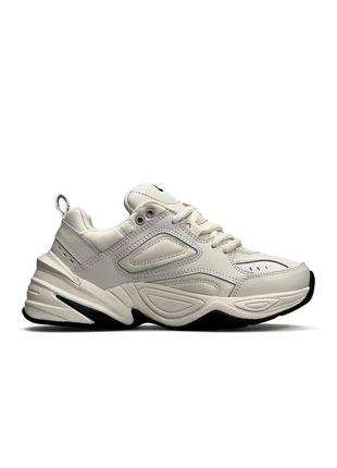 Женские кроссовки nike m2k tekno beige, женские стильные легкие качественные кроссовки на лето, подростковые2 фото