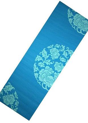 Килимок для йоги з принтом liveup pvc yoga mat