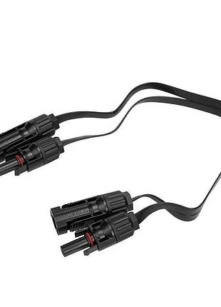 Плаский кабель ecoflow super flat mc4 cable