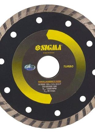 Круг алмазний hq "турбо" ø300×3.2×22.2мм, 5600об/хв sigma (195...