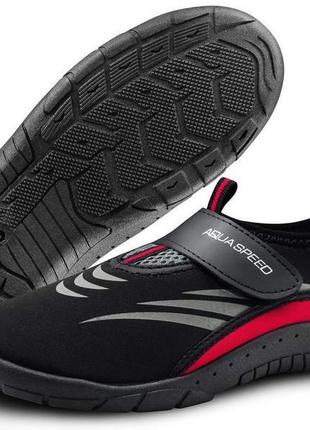 Аквашузи aqua speed ​​aqua shoe model 27d 7627 чорний, сірий, ...