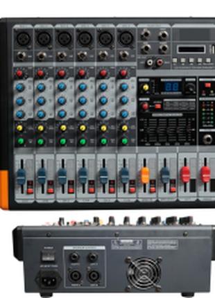 Мікшерний пульт big pm6-fx99usbeq 2*250w