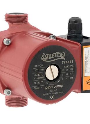 Насос циркуляційний 65вт hmax 4м qmax 63л/хв ø1½" 180мм+гайки ...