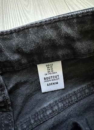 Джинси кльош буткут bootcut висока посадка6 фото