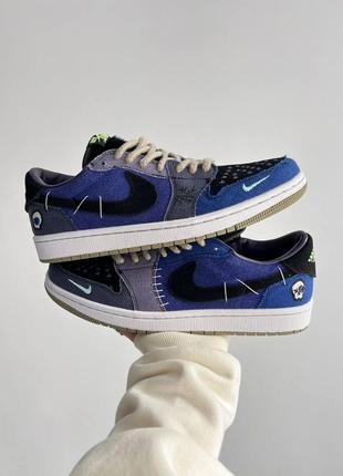 Мужские костюмы синие с черным nike air jordan 1 low voodoo alternate