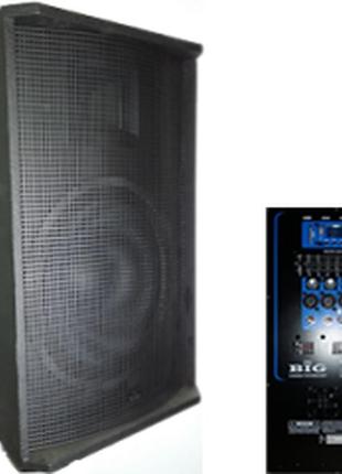 Колонка дерев`яна big digital tirex750-mp3-blt-eq-fm