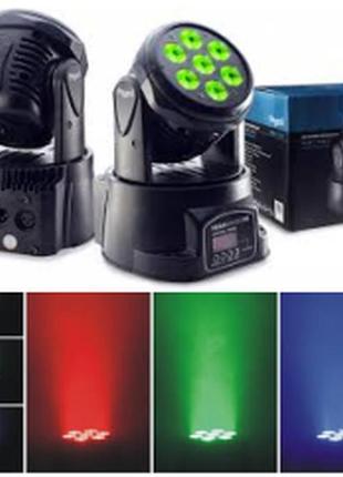 Поворотний прожектор wash big mhwash7*12w 4 in 1