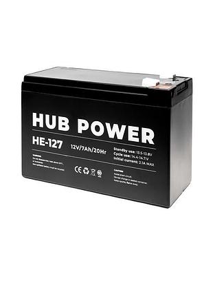 Акумулятор 12 в 7 а·год для дбж hub power не-127