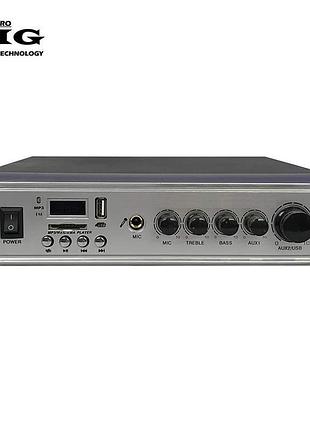 Підсилювач big pa50 mp3/fm/bt remote