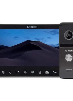 Комплект відеодомофону bcom bd-780fhd black kit: відеодомофон ...