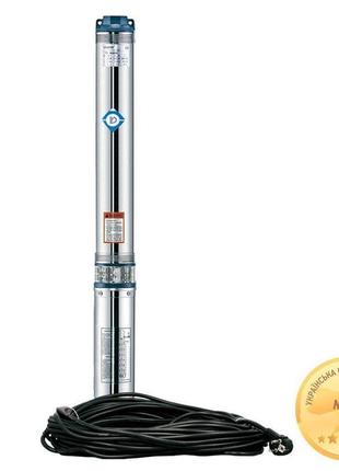 Насос відцентровий 0.75квт h 84(65)м q 55(35)л/хв ø102мм 45м к...