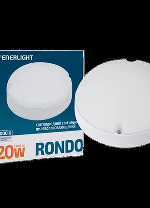 Світильник світлодіодний 20вт 5000к ip65 enerlight rondo