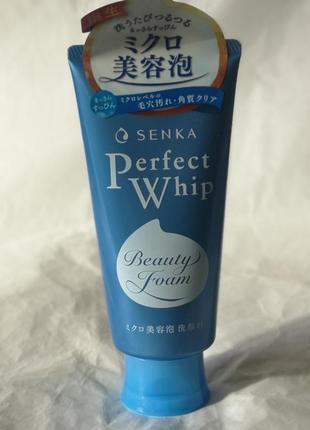 Пенка для умывания shiseido senka perfect whip foam 120 мл2 фото