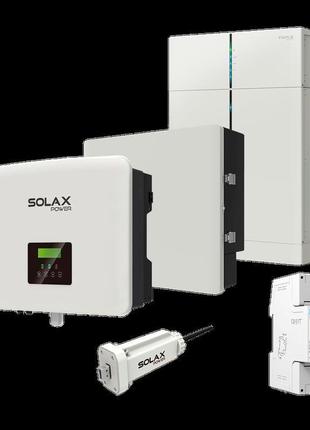 Комплект solax 4.3: однофазний гібридний інвертор на 7,5 квт і...