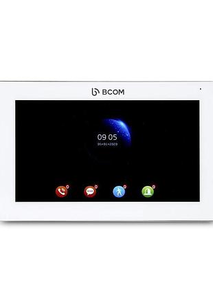Wi-fi відеодомофон 7" bcom bd-770fhd/t white з підтримкою tuya...