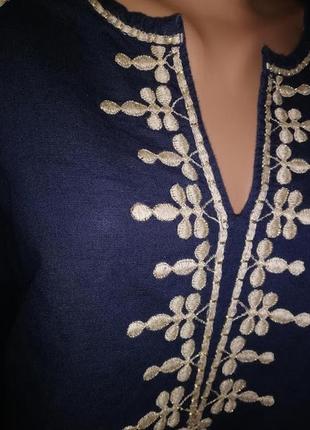 💙💙💙красивая женская блузка, кофта с вышивкой monsoon💙💙💙3 фото