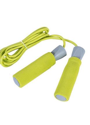 Скакалка liveup pvc foam handle jump rope (ls3118)