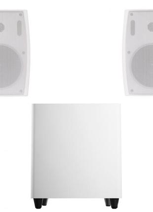 Акустичний комплект sky sound subt-10w/ls (2*40вт) white