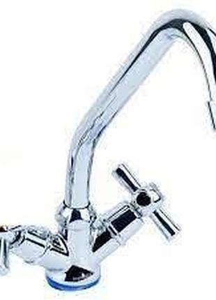 Змішувач pm 1/2" для кухні економ на гайці aquatica (pm-1b157c)
