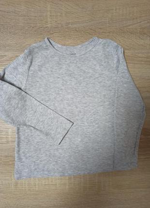 Меланжевий реглан у рубчик h&m2-4