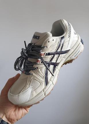 Женские кроссовки бежевые с синимasics gel - kahana 8
beige navy8 фото