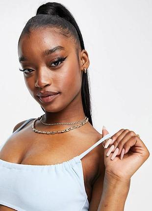 Купальный топ asos нежно голубой