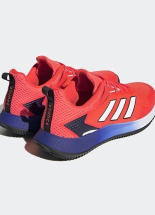 Кросcовки муж.  adidas defiant speed clay красный uk9 (43.5) hq8452 43.53 фото