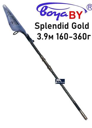 Коропове вудилище boya by splendid black gold 3.9м 160-360г те...