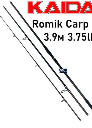 Вудилище kaida romik carp 3.9м 3.75lb коропове 50 мм перше кільце
