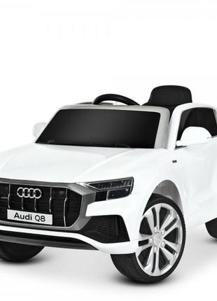 Электромобиль детский bambi audi q8 jj2066eblr-1 белый1 фото