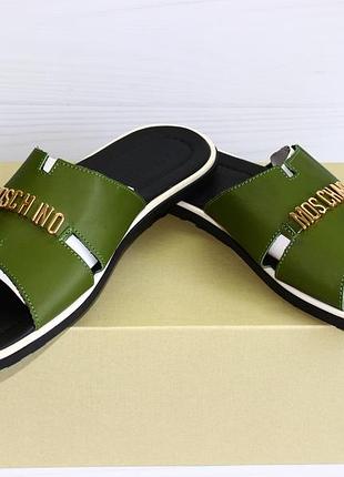 Шлепки, шлепанцы moschino. италия. р-ры 40,41,42,43,44