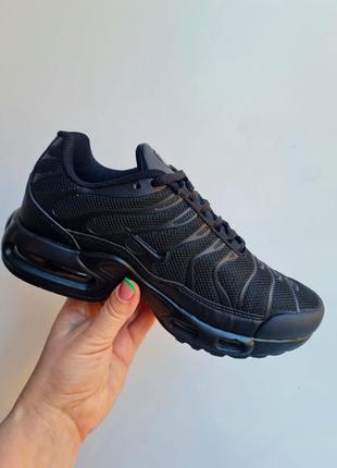 Топ! кроссовки nike air max plus tn black4 фото