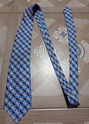 Краватка шовк вінтаж vintage lanvin