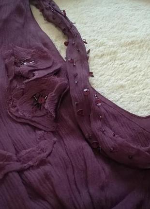 Платье сарафан креативное шёлковое  raasta. р. s. подкладка также из натурального шелка.7 фото