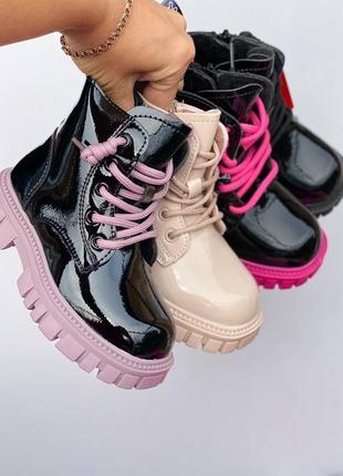 Демісезонні черевики ботинки для дівчаток5 фото