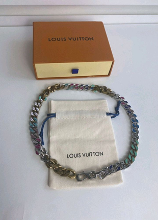 Чокер-колье louis vuitton chain link mp2684 multicolor