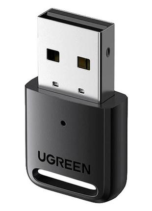 Bluetooth-адаптер ugreen usb bluetooth 5.0 передавач для комп'ютера ноутбука 80890 чорний