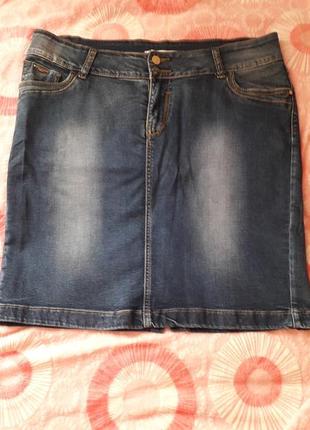 Юбка джинсовая