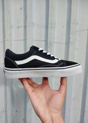 Vans old skool classic black white кеди чоловічі5 фото