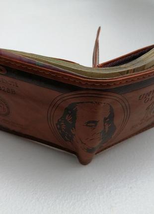 Гаманець портмоне чоловіче 100$ долар2 фото
