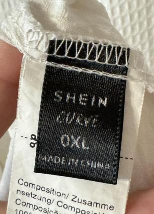 Текстурное платье на запах shein xl8 фото