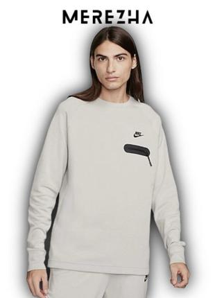 Кофта худі nike m nk tech ls top (fd9880-012) оригінал!