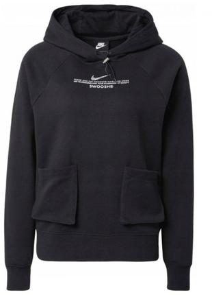 Женская худи nike swoosh fleece