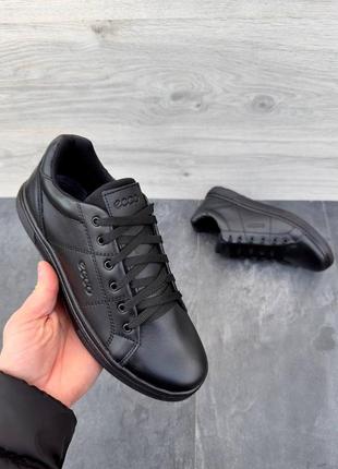 Чоловічі шкіряні кеди ecco