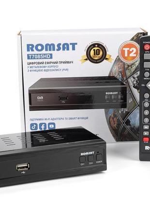 Тюнер romsat t7085hd dvb-t2