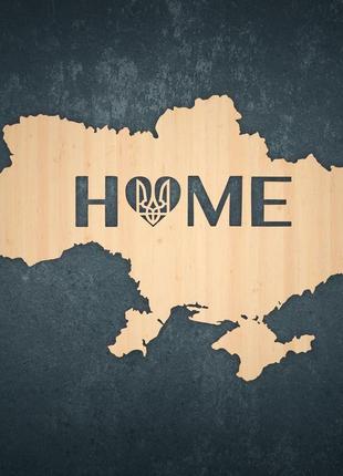 Карта украины home украина мой дом деревянная карта деревянное панно еко декор натуральный цвет