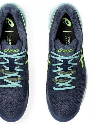 Мужские теннисные кроссовки asics gel-resolution 9 padel темно-синий 44 (1041a334-402 44)3 фото