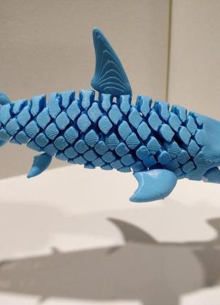 22 см. рухома іграшка "акула-молот". (різні кольори). 3d-друк ...